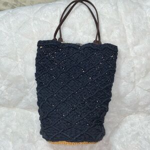 NWOT Maria La Rosa Bucket Bag (Anthropologie)